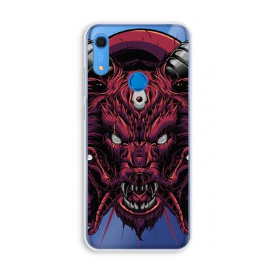 Hell Hound and Serpents: Huawei Y6s Transparant Hoesje