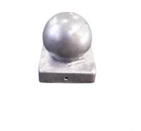 Waelbers Paalornament 91mm met kogel RVS - 25 Stuk(s) - 420137.09