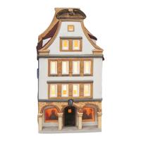Wurm Lichthaus Prinzipalmarkt Münster van porselein, Kleurrijk (B/H/D) 14x10x21cm
