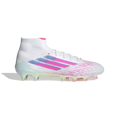 adidas F50 Sparkfusion Elite Gras / Kunstgras Voetbalschoenen (MG) Dames Wit Roze Blauw