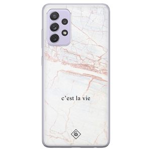Samsung Galaxy A72 siliconen telefoonhoesje - C'est la vie