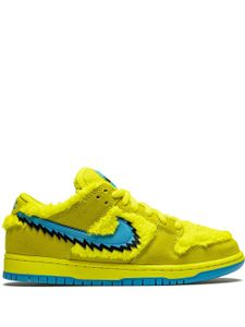 Nike x Grateful Dead baskets SB Dunk Low - Jaune