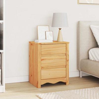 Nachtkastje Drammen Eiken 45 x 35 x 56 cm Massief grenenhout