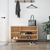 VidaXL Schoenenkast 102x36x60 cm bewerkt hout sonoma eikenkleurig
