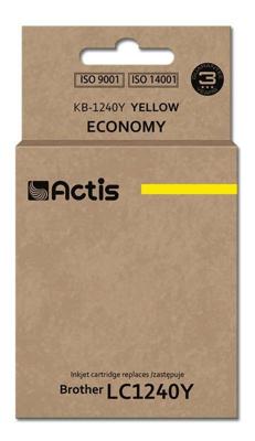 Actis KB-1240Y inkt (vervangt Brother LC1240Y/LC1220Y; standaard; 19 ml; geel)
