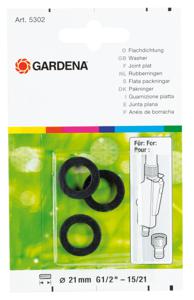 GARDENA 05301-20 Platte afdichting Set van 3 stuks