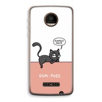 GSM poes: Motorola Moto Z Force Transparant Hoesje