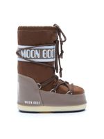 Moon Boot Kids claquettes à logo imprimé - Marron