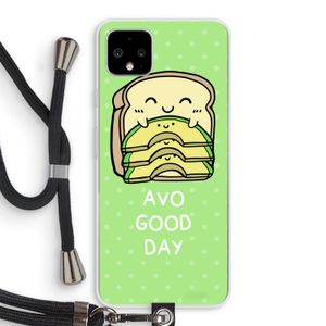 Avo Good Day: Pixel 4 XL Transparant Hoesje met koord