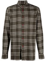 Kiton Katoenen overhemd - Bruin - thumbnail