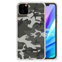 Apple iPhone 11 Pro Max Doorzichtige Silicone Hoesje Army Light - thumbnail