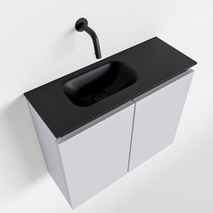 MONDIAZ TURE 60cm toiletmeubel cale. EDEN wastafel urban links geen kraangat