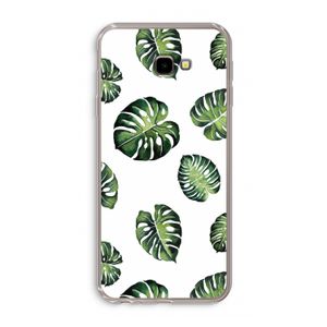 Tropische bladeren: Samsung Galaxy J4 Plus Transparant Hoesje