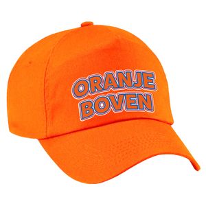 Oranje boven pet - Koningsdag pet oranje - unisex   -