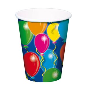 Folat BV Bekers ballonnen, 8st.