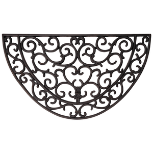 Deurmat rubber Halfrond / Esschert design