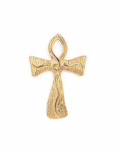 Givenchy Pre-Owned broche à breloque croix (années 1990) - Or