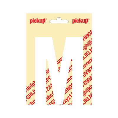 Deco letter m nobel wit 120 mm - Pickup