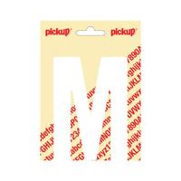 Deco letter m nobel wit 120 mm - Pickup
