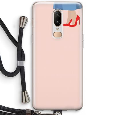 High heels: OnePlus 6 Transparant Hoesje met koord