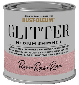 rust-oleum glitter medium shimmer rose 750 ml