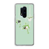 Hang In There: OnePlus 8 Pro Transparant Hoesje