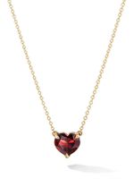 David Yurman collier Châtelaine Heart en or 18ct serti de grenat - thumbnail