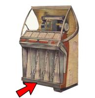Seeburg HF100R Voetplaat Seeburg HF100R Voetplaat