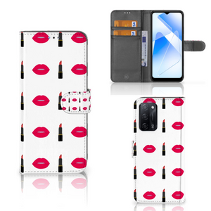 OPPO A16/A16s/A54s Telefoon Hoesje Lipstick Kiss