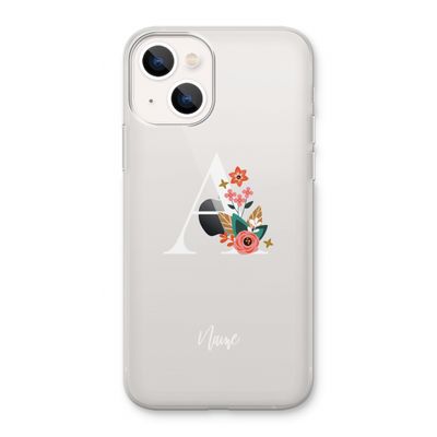 Pink Bouquet: iPhone 13 Transparant Hoesje