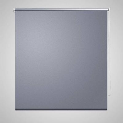 VidaXL Rolgordijn verduisterend 80 x 230 cm grijs