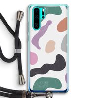 Memphis Shapes: Huawei P30 Pro Transparant Hoesje met koord