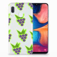 Samsung Galaxy A20e | Siliconen Case | Druiven