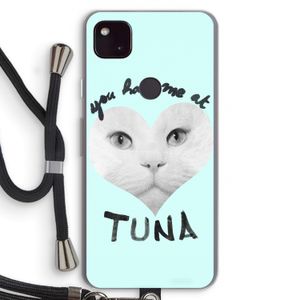 You had me at tuna: Pixel 4a 5G Transparant Hoesje met koord