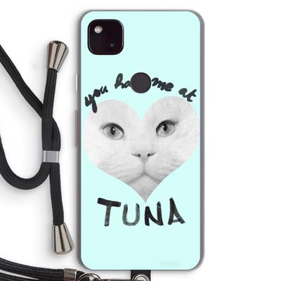 You had me at tuna: Pixel 4a 5G Transparant Hoesje met koord