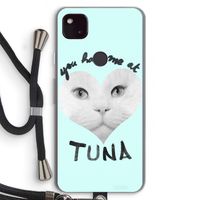 You had me at tuna: Pixel 4a 5G Transparant Hoesje met koord