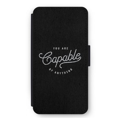 Capable: iPhone 11 Pro Max Flip Hoesje