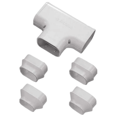 Airco T-stuk - Wit (st-77-w)