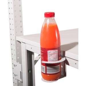 Manuflex ZB4787.7035 Fles- en bekerhouders voor de machine- en werktafel gebruik