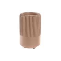 Glas DKD Home Decor 7 x 7 x 11 cm Cement Terra cotta