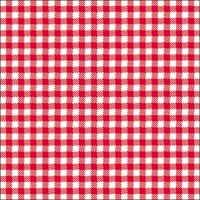 Servetten - ruitjes rood/wit - 20x st - 33 x 33 cm - 3-laags - party bbq servetten