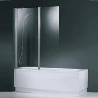 Badklapwand Novellini Aurora 2 delig 120x150 cm 6 mm NANO coating Novellini