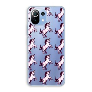 Musketon Unicorn: Xiaomi Mi 11 Lite Transparant Hoesje