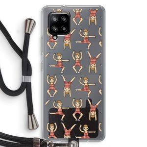 Gymboys: Samsung Galaxy A42 5G Transparant Hoesje met koord
