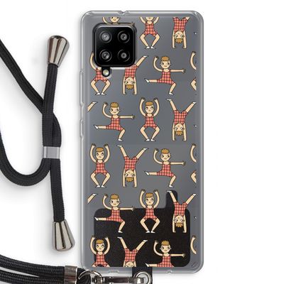 Gymboys: Samsung Galaxy A42 5G Transparant Hoesje met koord