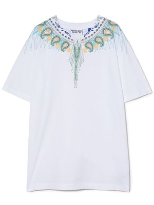 Marcelo Burlon County Of Milan Kids t-shirt à imprimé Wings - Blanc