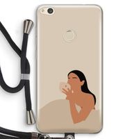 Fresh coffee: Huawei Ascend P8 Lite (2017) Transparant Hoesje met koord