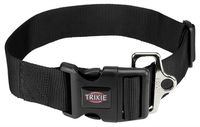 TRIXIE HALSBAND HOND PREMIUM ZWART 55-80X5 CM