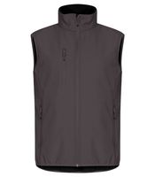 Clique 0200911 Classic Softshell Vest - Donkergrijs - L - thumbnail