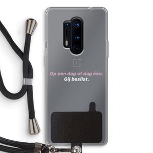 gij beslist: OnePlus 8 Pro Transparant Hoesje met koord
